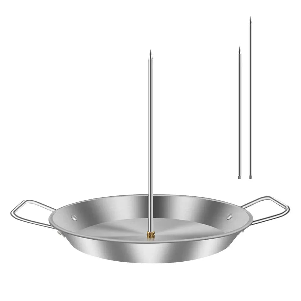 מעמד שיפודי BBQ אנכי
