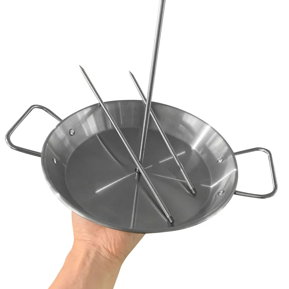 מעמד שיפודי BBQ אנכי